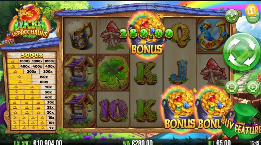 </strong> features a 5x7 layout with 243 ways to win. Trigger the Leprechaun Trail feature by landing at least 3 bonus symbols, earn rewards of up to 5,000x your bet, or unlock Win Spins with a x5 multiplier!