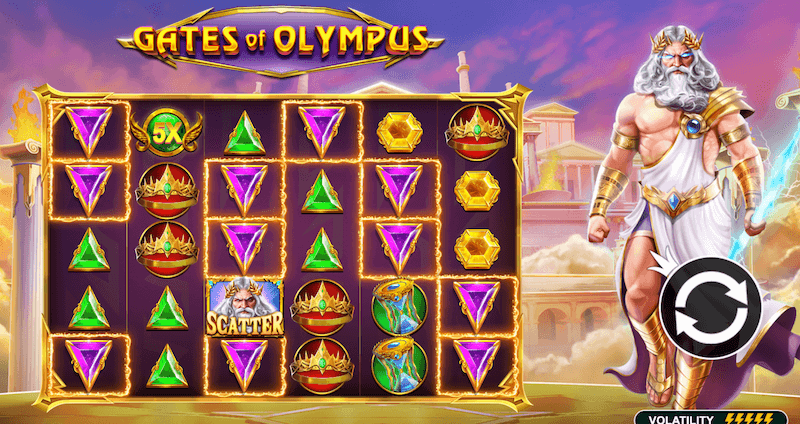 Gates of Olympus - Game Board