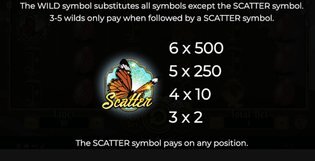 Easter Spin scatter bonus feature offered at Canadian casinos.