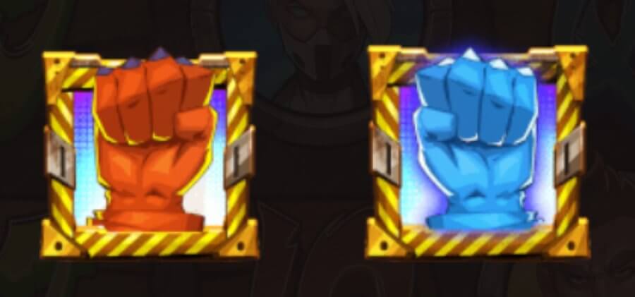 Additionally, <strong>should a warrior from the opposing team reside above the wild reel fist symbol</strong> (for example, a blue warrior over a red wild reel fist), <strong>the fist punches that warrior, applying a random multiplier</strong> (ranging from 2x to 200x) to any matches contributed by the wild reel.