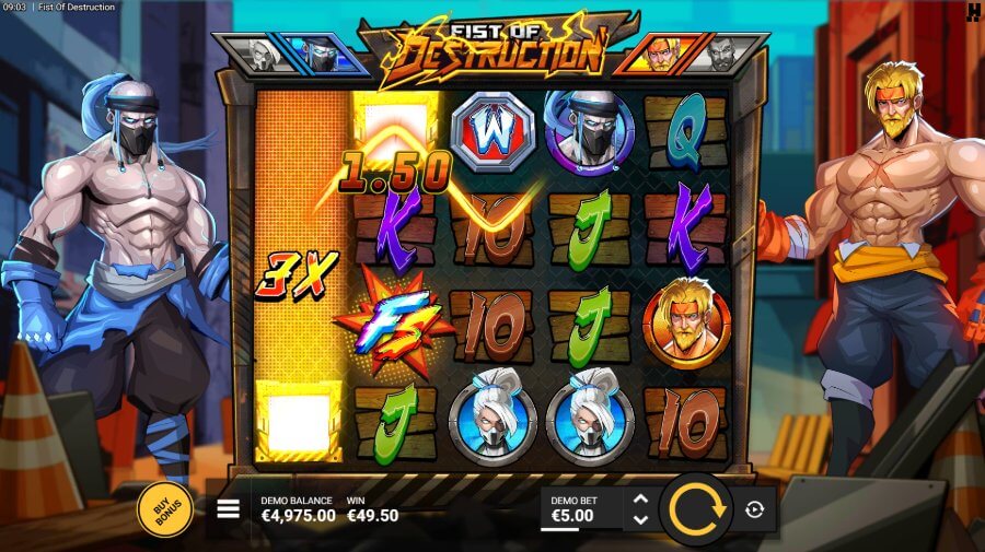 Obtaining 3 FS symbols anywhere on the reels initiates a Throwdown, awarding players with <strong>10 free spins</strong> . During the Throwdown bonus game, accumulating 2 FS symbols grants 2 additional free spins, while hitting 3 FS symbols grants 4 extra free spins.