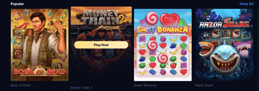 Sign up with Highroller Highroller Casino Games Lobby