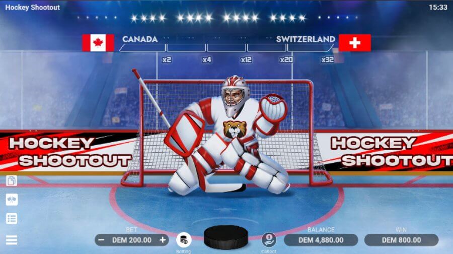 Hockey Shootout - Evoplay