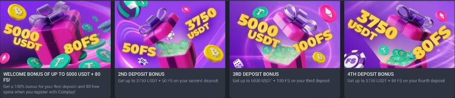 First, you must satisfy the <strong>40x wagering requirement before the match offer can be credited to your account</strong> , with a 30-day timeframe to do so. The various amounts and percentages associated with the package differ; cumulatively, you can <strong>claim up to 17,500 USDT and 310 extra spins</strong> .