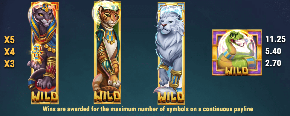 Each time three consecutive tumbles occur, there’s a <strong>+1 multiplier</strong> added to the total. During this feature, select reels are designated so that when a wild symbol does land, it will <strong>expand to fill all positions</strong> , enhancing your chances of scoring more wins!