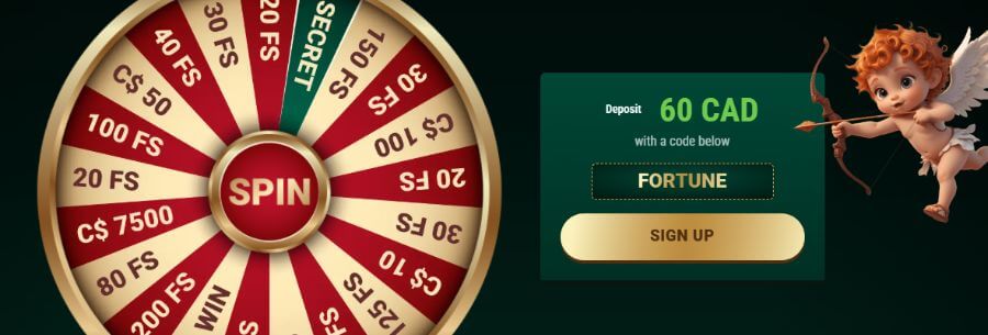 😍Richard Casino – Special Edition of Wheel of Fortune for Valentine’s Day