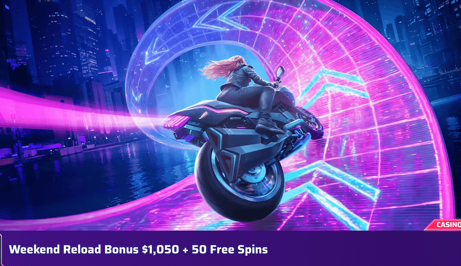 Roby Casino Weekend Reload Bonus $1,050 + 50 FS
