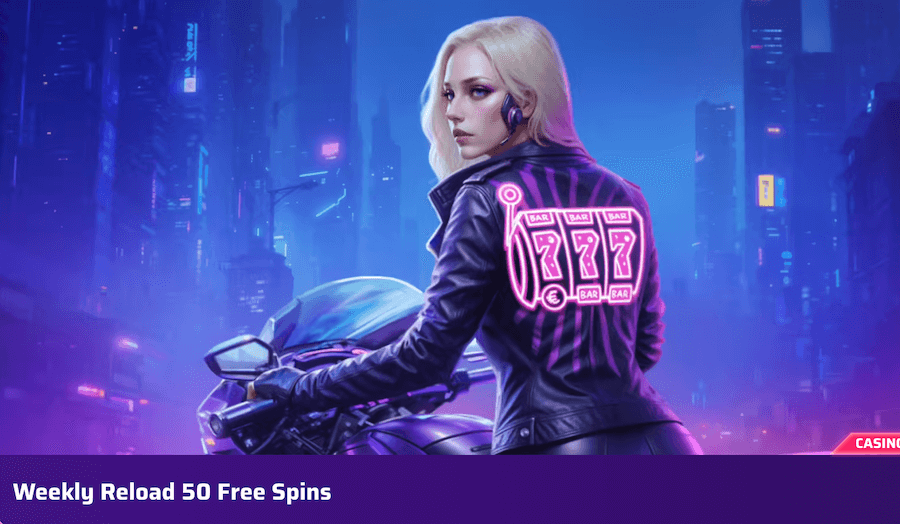 Roby Casino Weekly Reload 50 FS