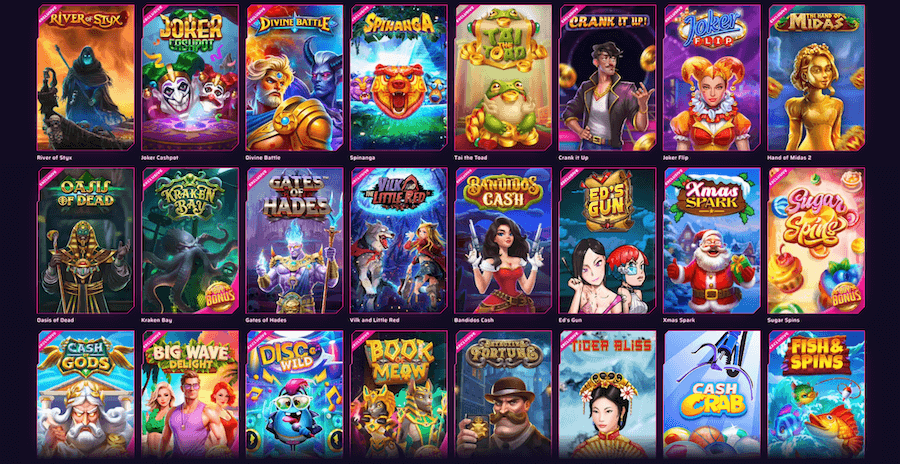 Roby Casino exclusive games Canada