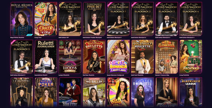 Roby Casino live casino