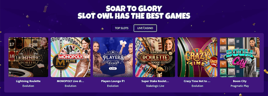 Slotowl live casino