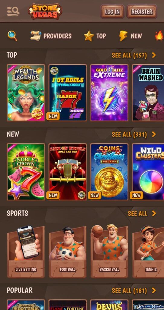 Stonevegas - Mobile Casinos