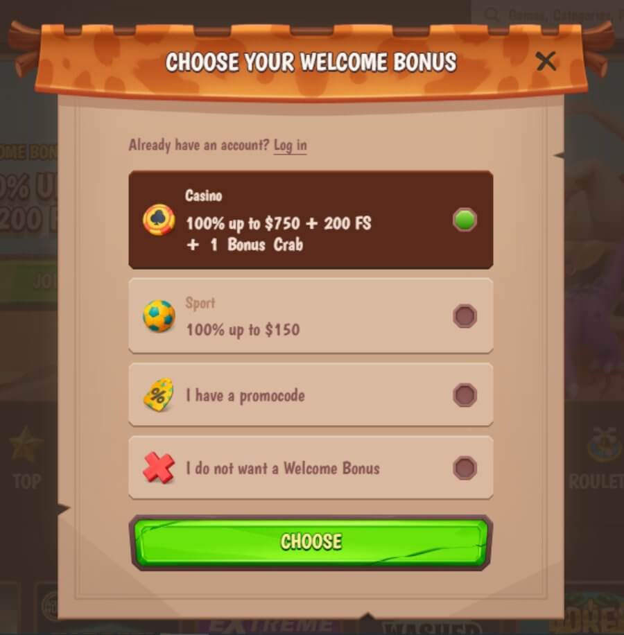 Stonevegas - Register New Player