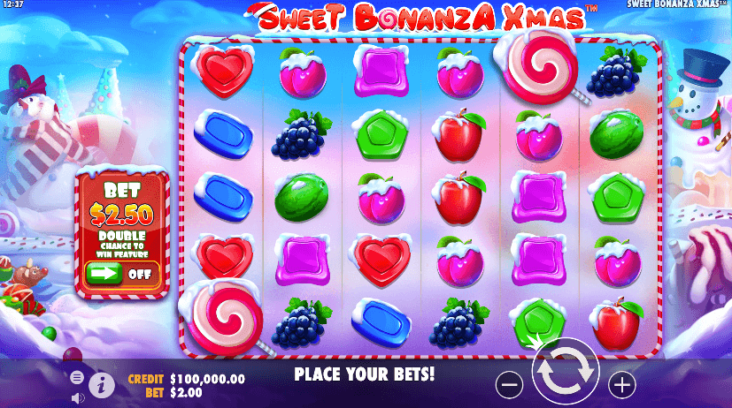 <strong>Sweet Bonanza Xmas is characterized by its straightforward yet visually appealing graphics, complemented by a blend of traditional fruit slot audio interwoven with festive Christmas sounds.</strong>