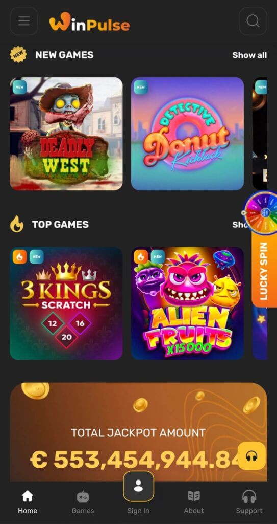 WinPulse - Mobile Casinos