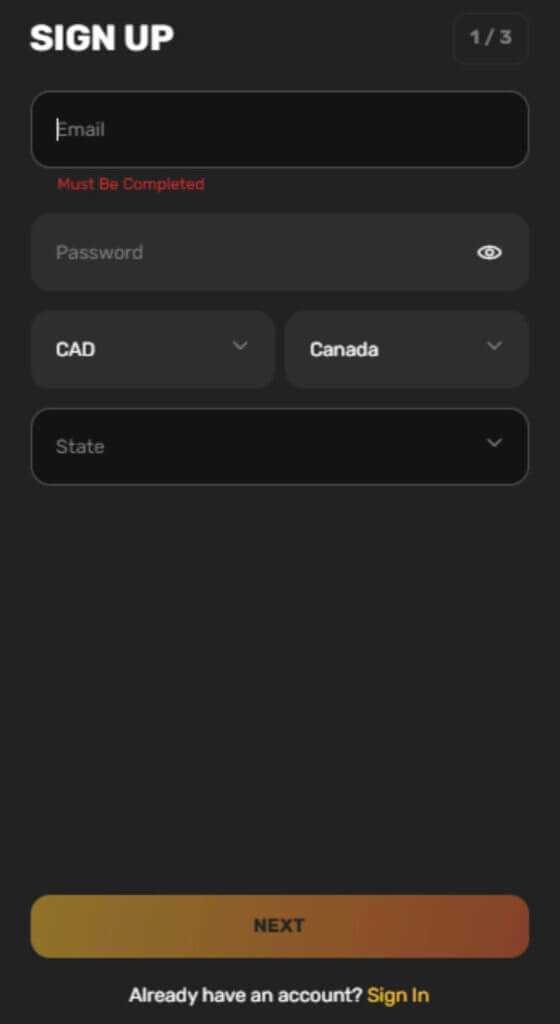 WinPulse - Register New Player