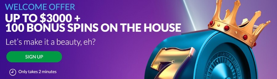 Bonuses and free spins are exclusively valid for seven days.