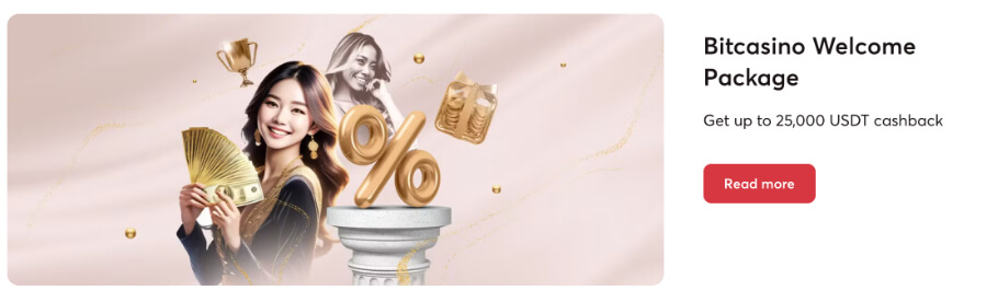 bitcasino welcome promotion for the Canadian market