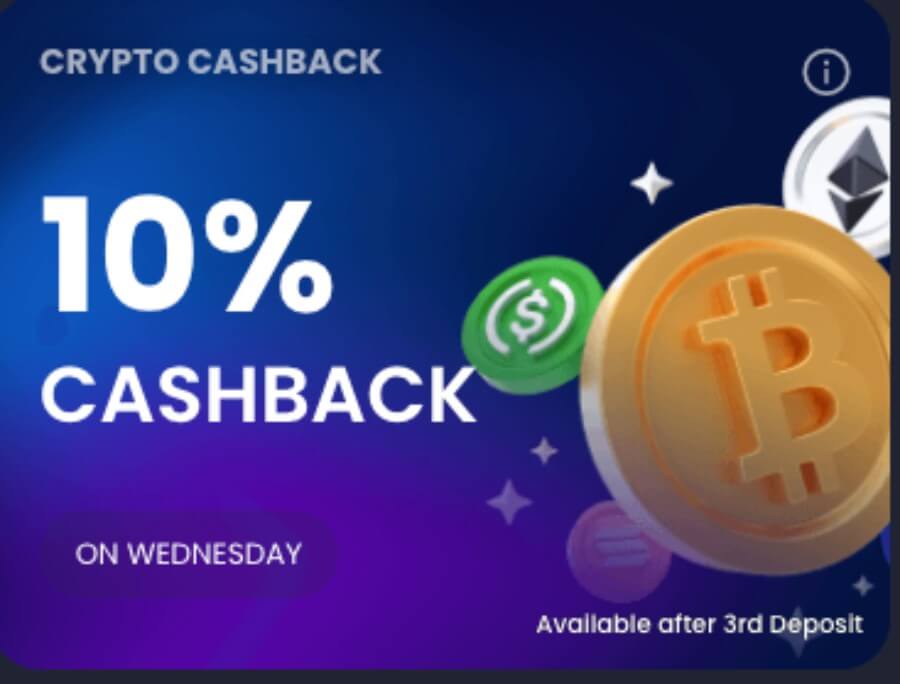 The cashback offer at Bitkingz – Canadian Casino.