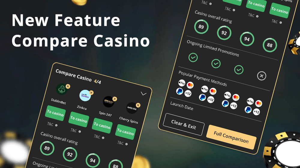 Canadian online casino comparison tool