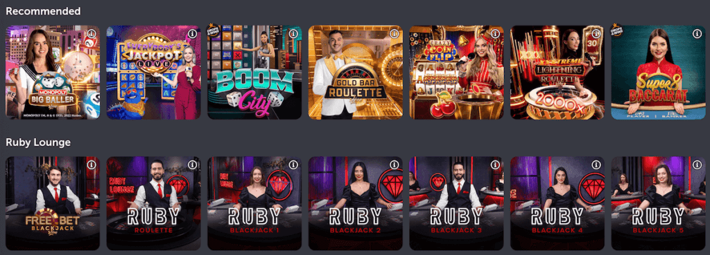 While there’s no demo button to preview game features, each table offers a broad spectrum of betting options, catering to both low-stakes and high-rollers alike.
