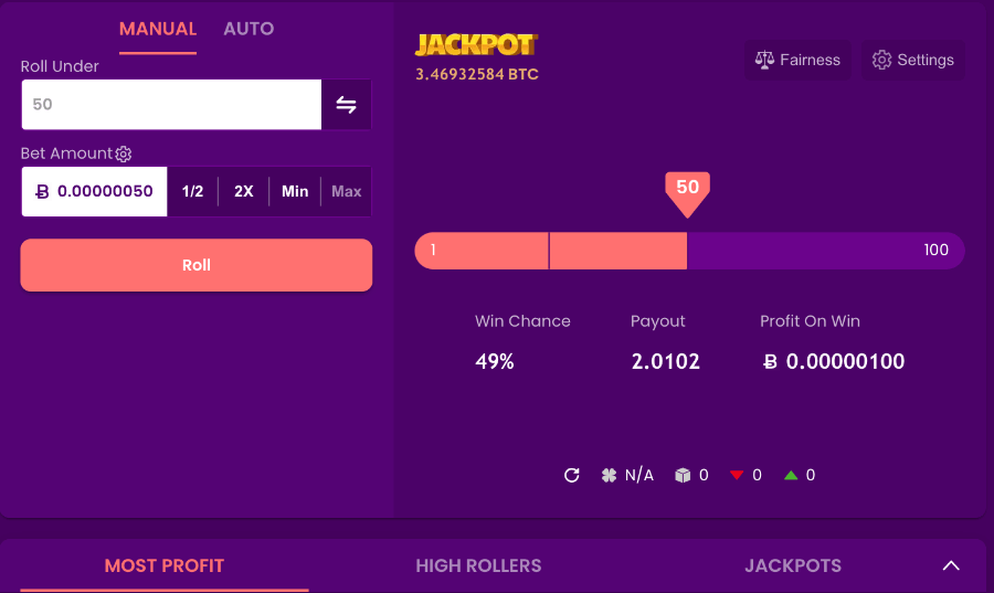 TrustDice boasts an impressive customer service rating of 9/10. The platform offers email assistance and a live chat feature that is highly responsive, generally replying within 5 minutes.