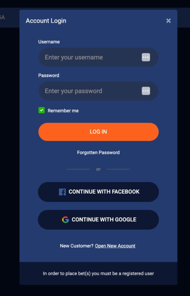 The registration process is simple – especially since you can sign up directly through your Facebook or Google account.