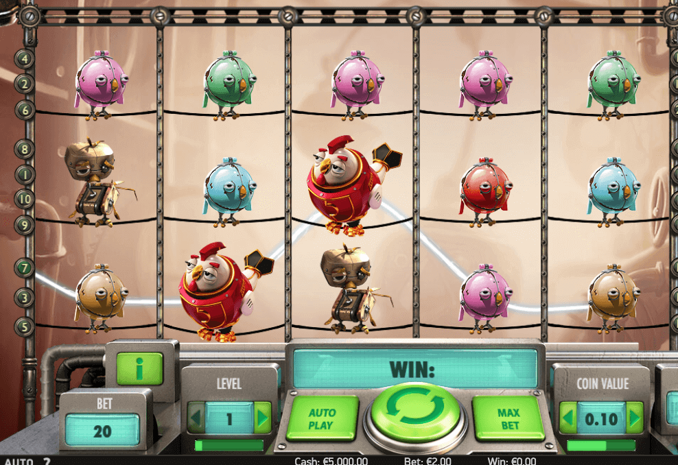 The EggoMatic slot stands out in the Canadian casino scene for its remarkable reels.