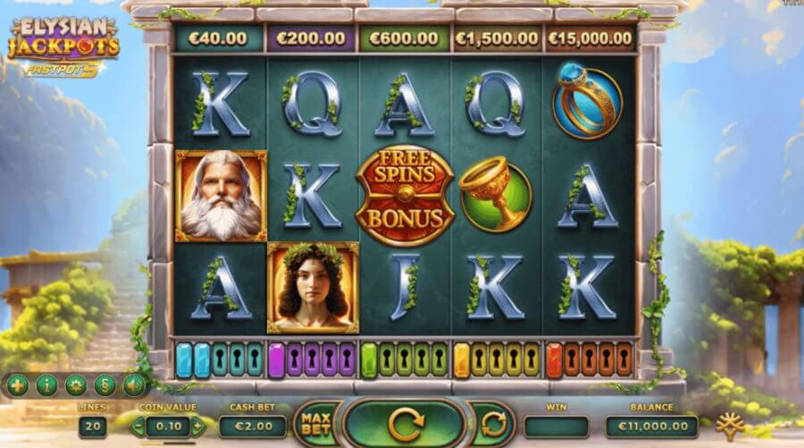 The <strong>cash splash</strong> progressive jackpots are a must-try.