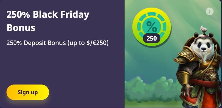 Players in Canada can also benefit from the Welcome Bonus at