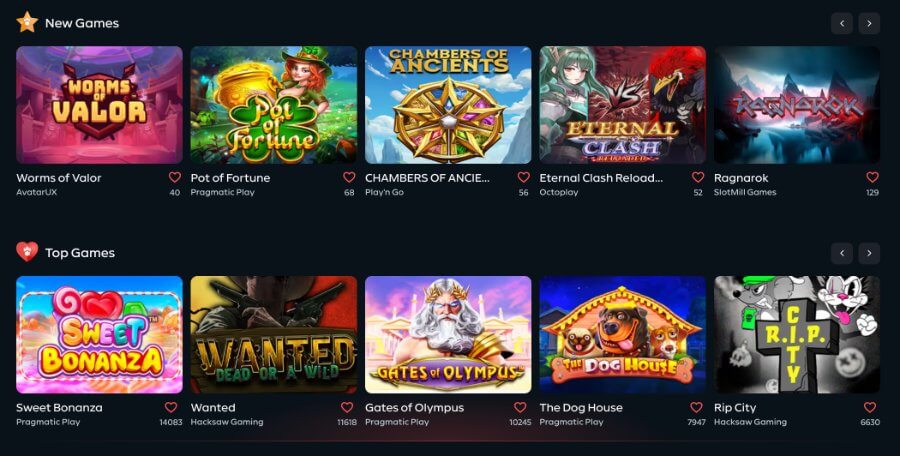 New player incentive: A total of $25,000 in bonuses + 1000 free spins distributed over the first five deposits Minimum deposit: $20 40x wagering requirements.