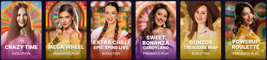 Exciting game shows available at SpinBet - Canadian online gaming