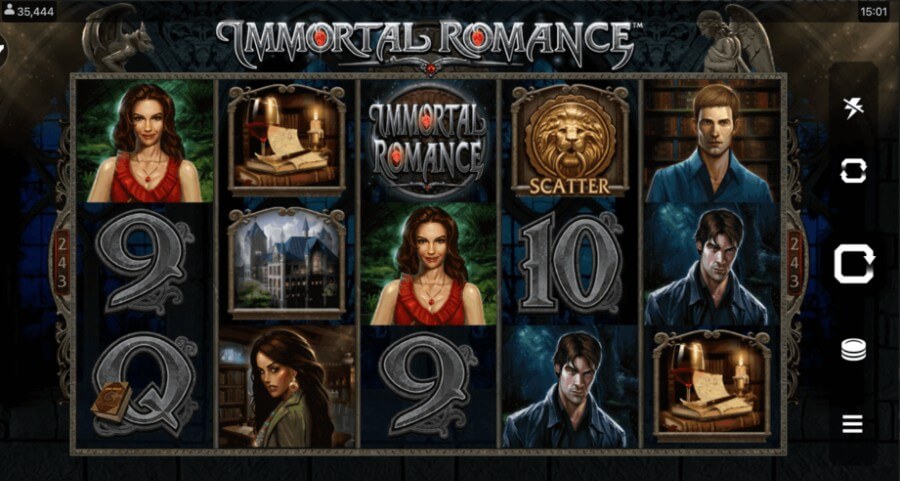 <strong><em>Immortal Romance can be played at well-known casinos