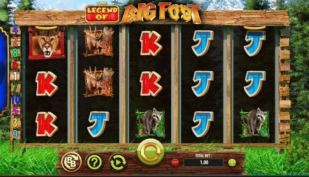 Barcrest's slot games are predominantly based on a 2D grid design – like in The Legend of Bigfoot – making them user-friendly and straightforward.