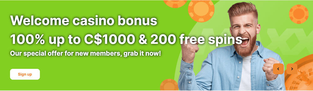 welcome bonus at maxxwin casino - canada gaming site