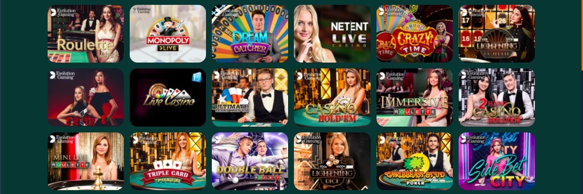 Montecryptos Live Casino