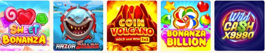The online slots featured at FatFruit Casino