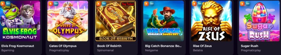 Online slots available at Kosmonaut Casino - Canada Casino