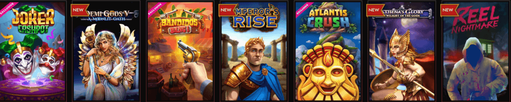 online slots offered at legiano - canada casino