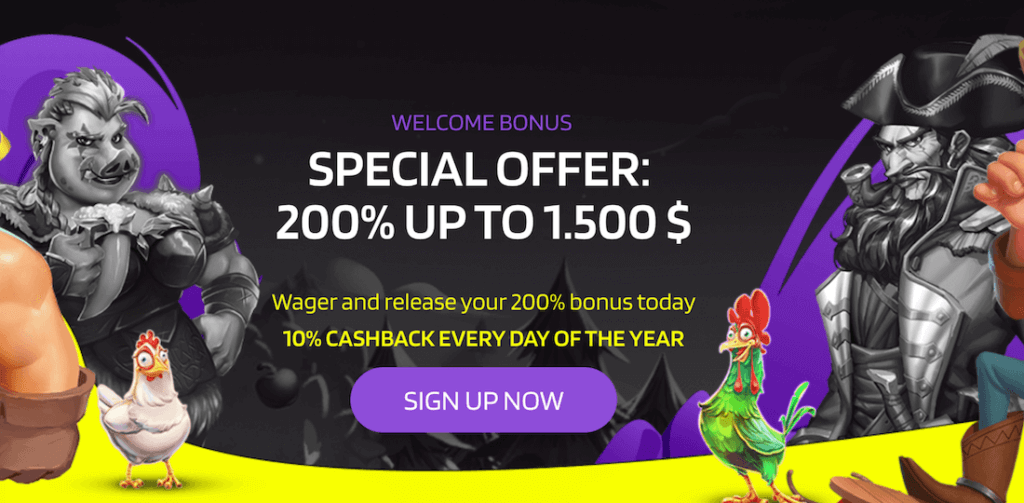 A standout promotion for Canadian players is the 10% daily cashback offer. When you deposit, play slots, and incur losses, you can receive up to $3,000 back the next day.