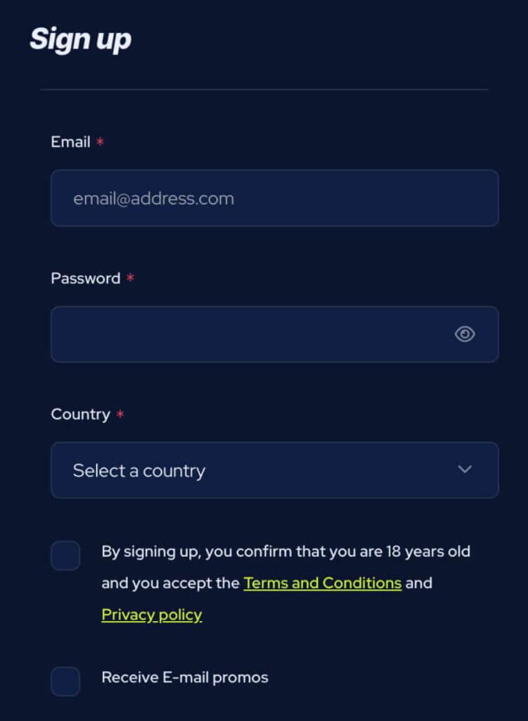 We set up a BetBeast account in just a few steps, so the registration process should be similarly straightforward for you. Youโll need to provide certain details, such as your <strong>email</strong> , <strong>first name</strong> and <strong>last name</strong> , <strong>address</strong> , <strong>phone number</strong> , and so forth, and select a password for your new account. A verification email will be sent to you to confirm your registration. Upon completion, you may begin exploring the platform.