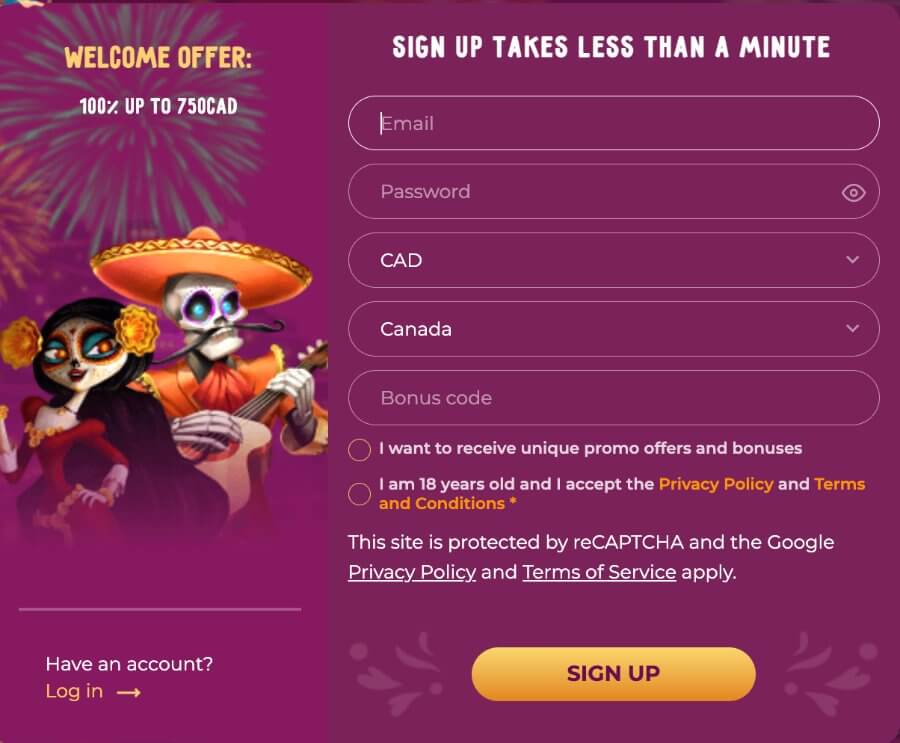 registration at slotvibe