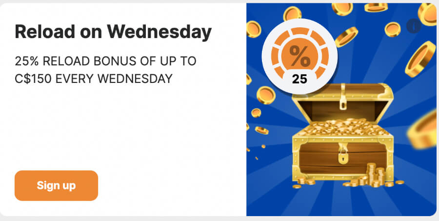 At MaxxWin Casino, Wednesdays are a time to look forward to. By reloading your MaxxWin account each Wednesday, you can enjoy a 25% <strong>