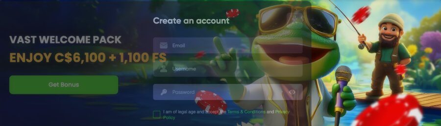 <em>* Free Spins applicable on Big Bass Splash</em>