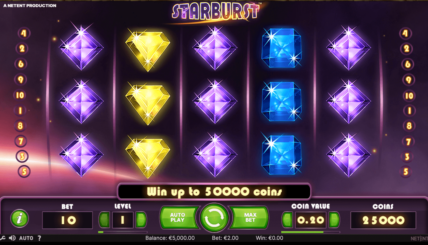 This slot is also highly favored by players in Canada, offering maximum payouts of up to 2,000x your stake. With a traditional design, it features one of the highest RTP rates available at 99%, creating an easy and enjoyable gameplay experience.