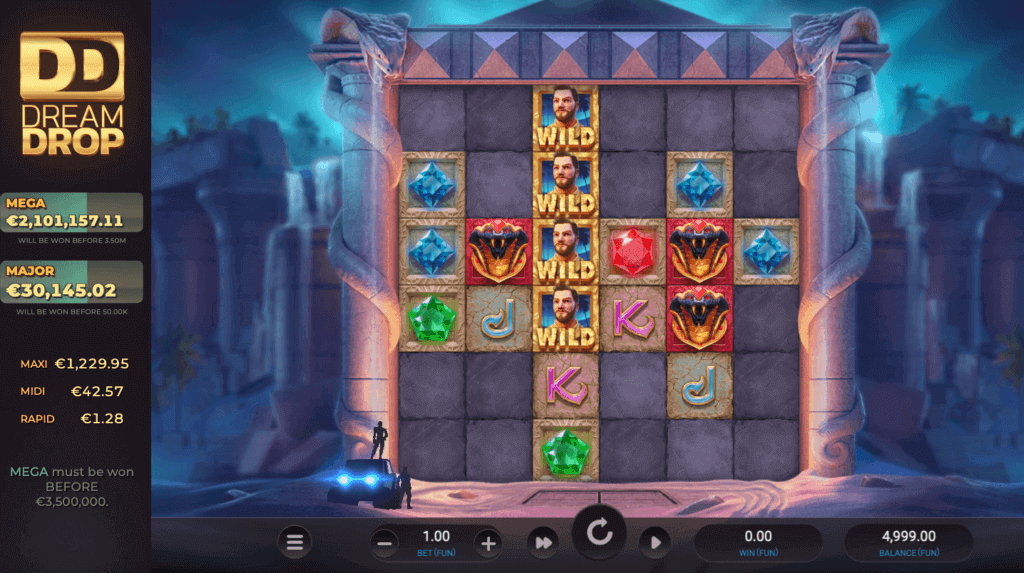 <strong>The Temple Tumble 2 slot is the inaugural game to offer Relax Gaming’s Dream Drop Jackpot features.</strong>