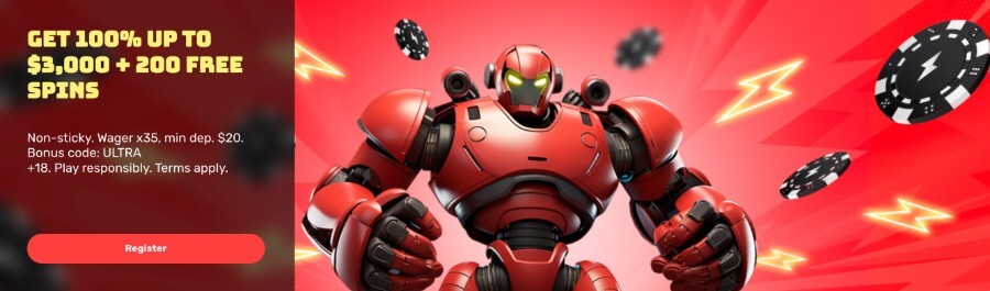 the ultra casino welcome offer is particularly appealing for players in Canada.