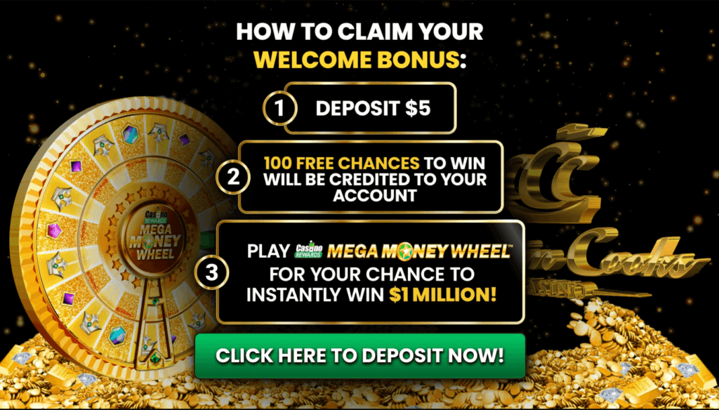 captain cooks casino welcome offer - online gaming in Canada