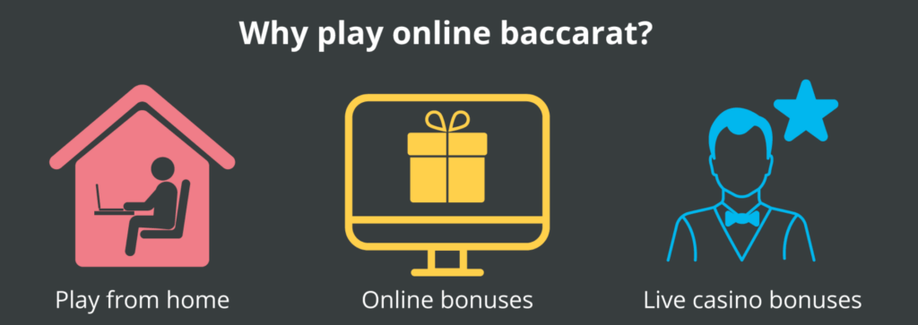 If you’re asking what the <strong>benefits</strong> of playing baccarat online are, the answer is quite a few. These benefits include a wider selection of games, various variants, flexibility, convenience, and added rewards.
