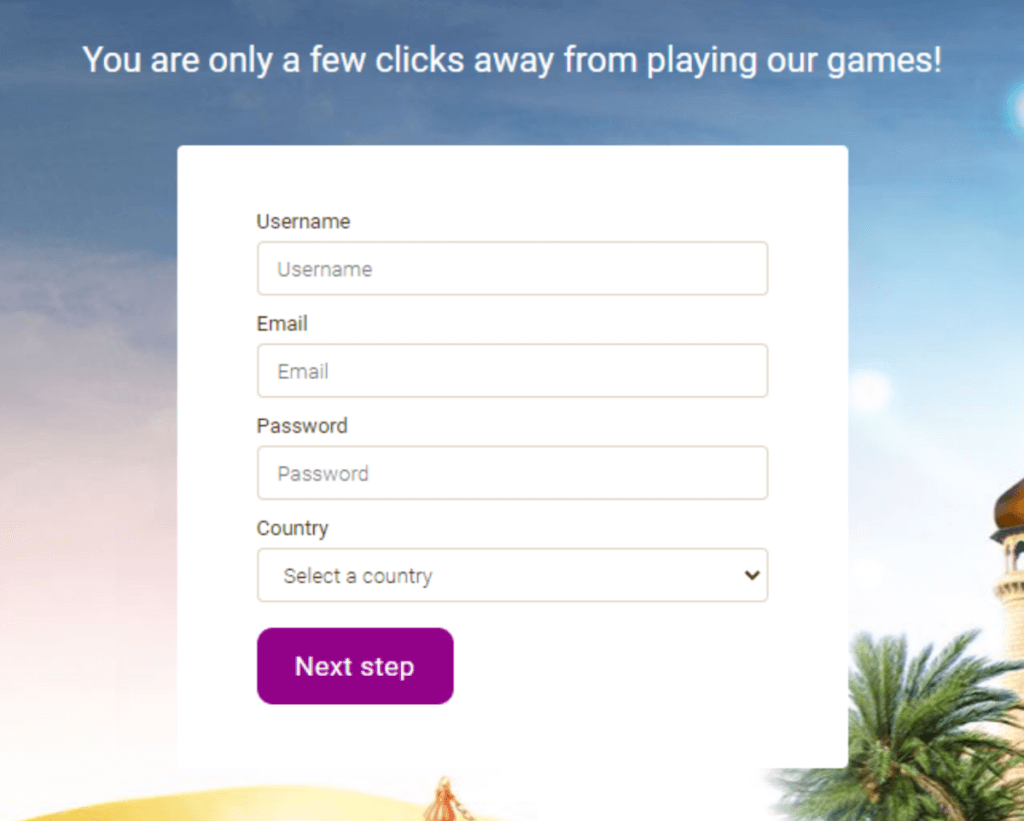 Once you've completed that, you'll need to enter your phone number. The casino will confirm it either through a text message or a phone call.